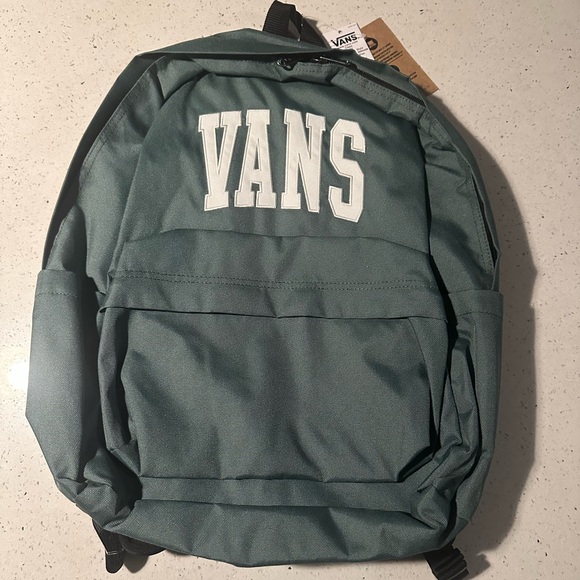 VANS Sold out, unisex, Old Skool Backpack in green, NWT - Picture 11 of 13